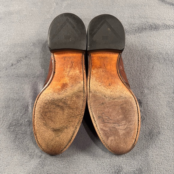 Allen Edmonds Randolph Brown Leather Penny Loafers - Picture 8 of 11